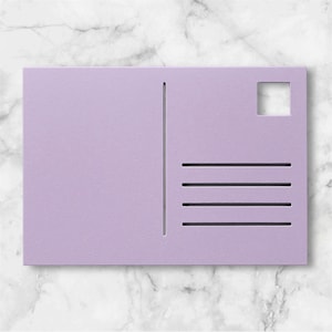 A6 Postkartenschablone für Stift & Marker | 3D-gedruckte Schablone von MKSmartProduction | DIY Vorlage für Postkarten