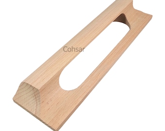 Modern Wood Cabinet Pulls – Beech Wood Cabinet Door Handles for Drawers & Furniture