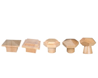 Wooden Furniture knobs for drawer, cabinet, kitchen, kitchen, cupboard