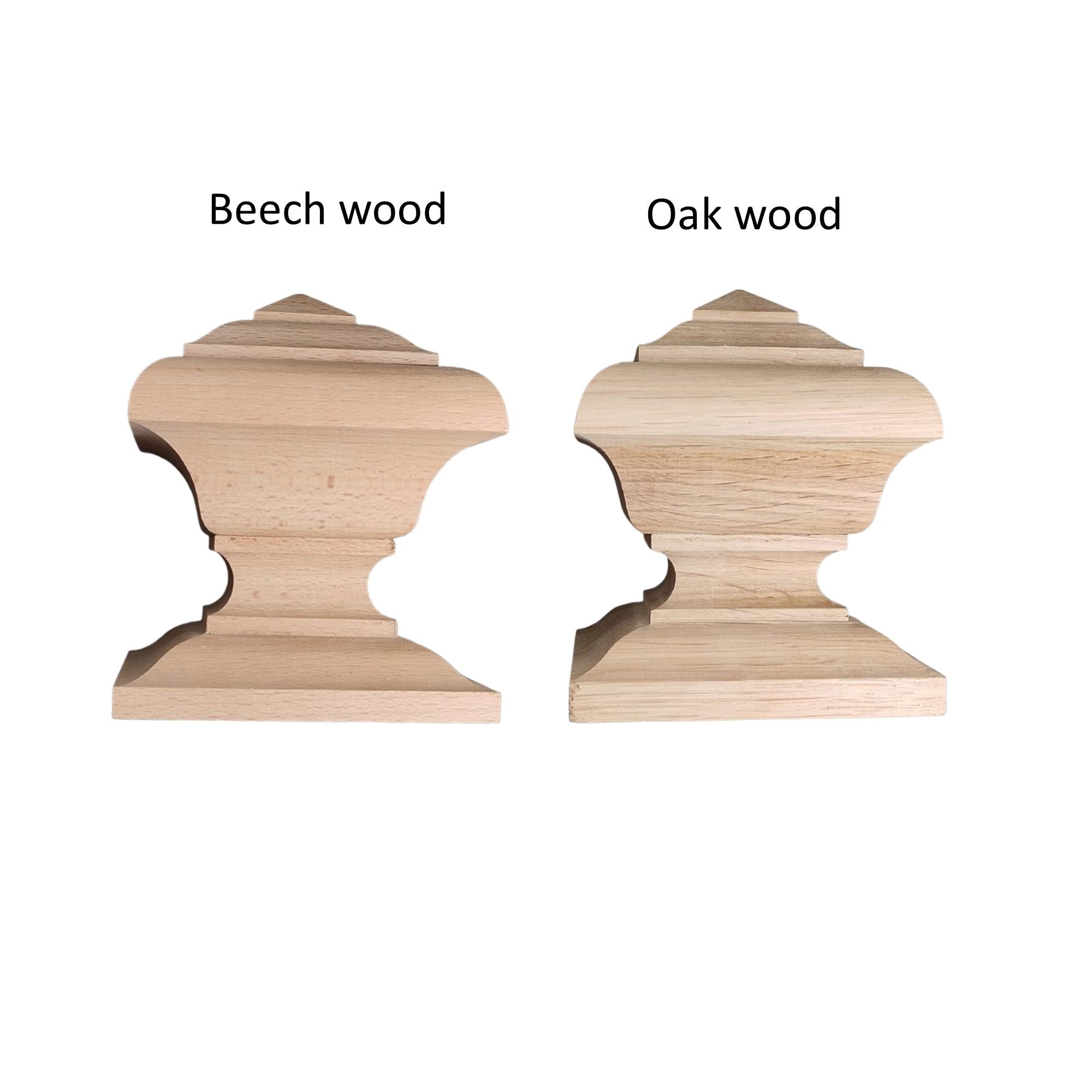 Square poles, fence finials, Stair railing finials, post caps, unfinished