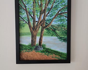 Original Impressionist Landscape Oil Painting - 11" x 14"