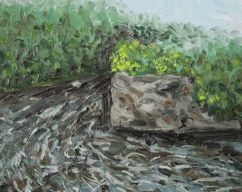 Original Impressionist Oil Painting – Expressive Landscape Wall Art