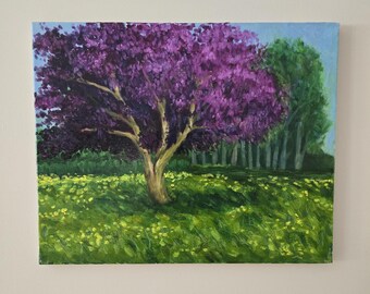 Original Impressionist Landscape Oil Painting - 16" x 20"