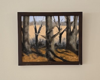 Original Impressionist Oil Painting – Expressive Landscape Art (10" x 8")