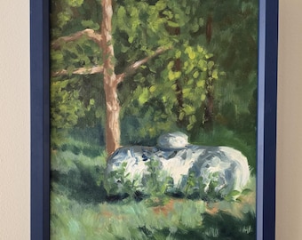 Original Impressionist Landscape Oil Painting - 11" x 14"