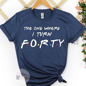 40e verjaardag T-shirt 2023, 40e verjaardagscadeaus voor vrouwen mannen, 40e verjaardagsfeestshirt, verjaardagscadeau voor mama, nieuwjaarscadeau