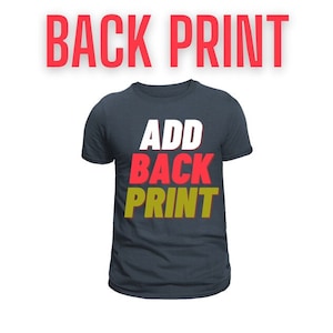 BACK PRINT UPGRADE Alleen met Thisirt, Hoodie, Jumpers apart gekocht