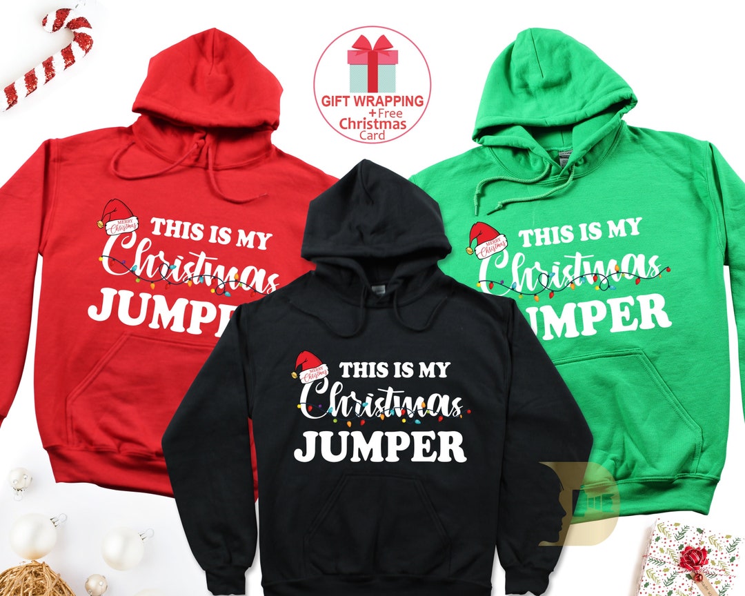 Funny Christmas Hoodie Christmas Jumper Christmas Party Etsy UK