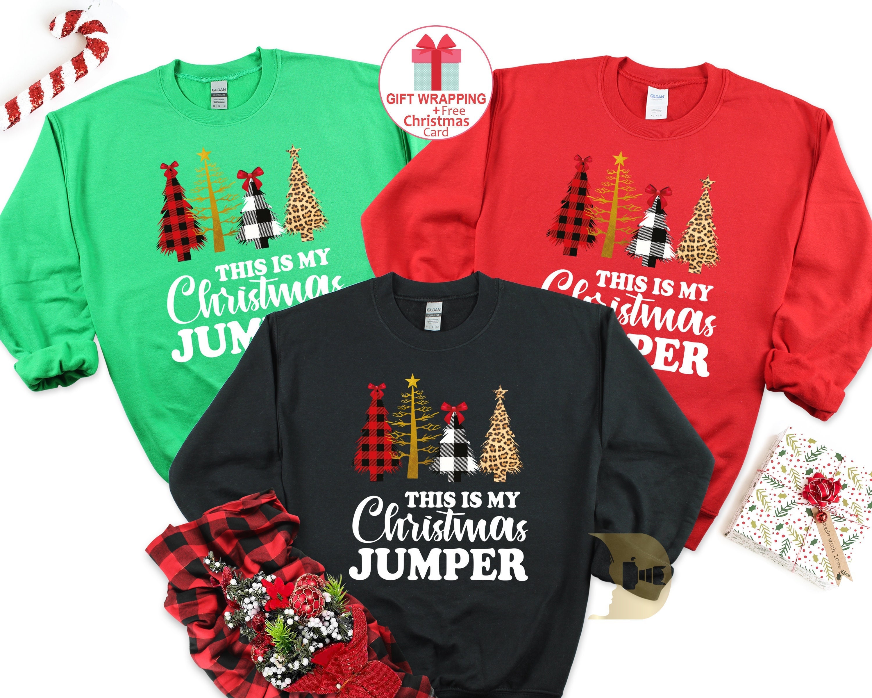 Design Stupid Xmas Jumpers Funny Christmas Jumper Sweatshirt