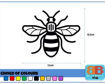Manchester Bee Tribute Ribbon honeycomb Fade ORANGE car van window sticker Manchester Bee Tribute Ribbon honeycomb Fade ORANGE car van window sticker