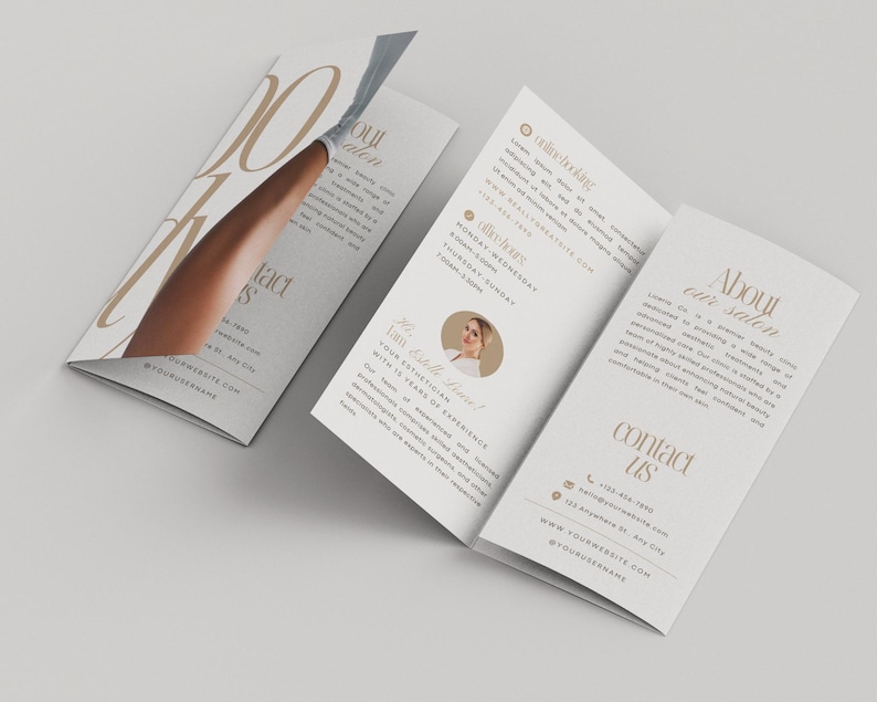 beauty business brochure template esthetician trifold brochure beauty salon pricelist brochure skincare printables canva spa flyer template skincare brochure template esthetician brochure trifold brochure beauty skincare flyer beauty marketing