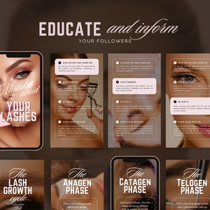 Lash Technician Templates Lash Artist Social Media Lash Stylist Post Templates Lash Technician Instagram Lash Extension Template Eyelash Business Branding Lash Extension Marketing Beauty Instagram Templates