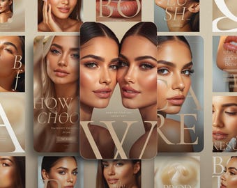 Verpleegkundige Injector Instagram-sjablonen | Botox en filler Instagram-berichten | Canva-sjablonen voor schoonheidsspecialiste | Socialmedia-sjablonen voor schoonheid