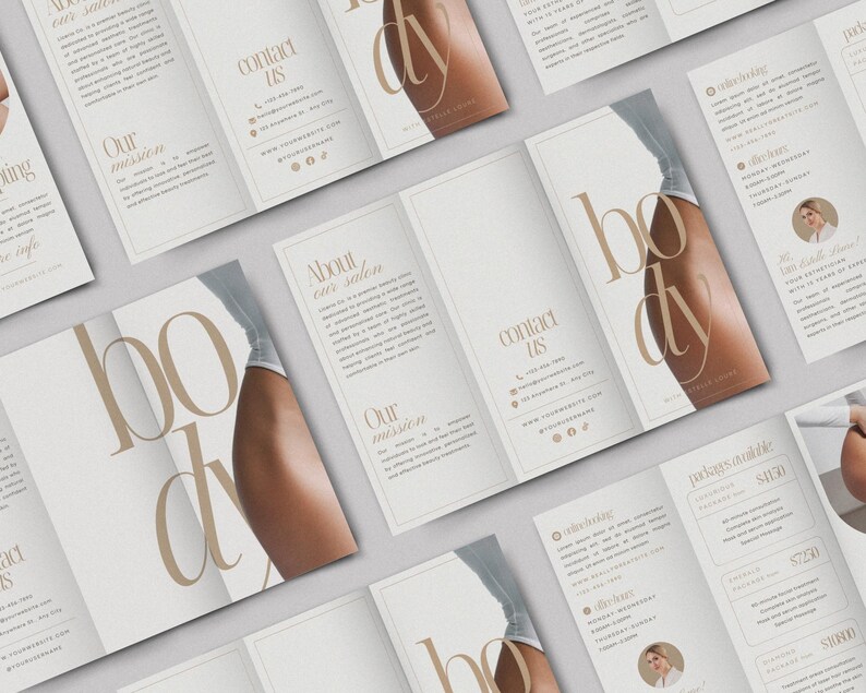 beauty business brochure template esthetician trifold brochure beauty salon pricelist brochure skincare printables canva spa flyer template skincare brochure template esthetician brochure trifold brochure beauty skincare flyer beauty marketing