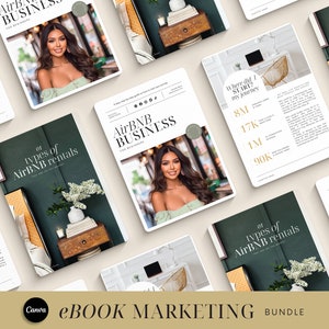 small business ebook template Canva | blogger ebook template | Digital ebook template | Minimalist magazine template | Lead magnet template
