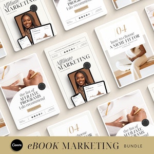 small business ebook template Canva | blogger ebook template | Digital ebook template | Minimalist magazine template | Lead magnet template