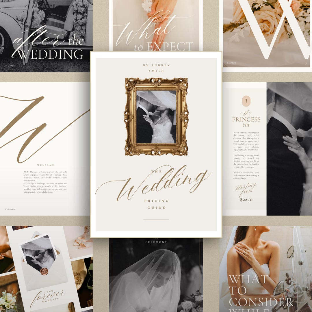 Wedding Photography Client Welcome Guide | Photo Session Pricing ...