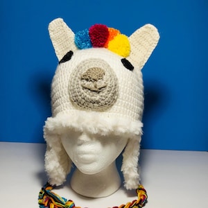 Llama Hat Crochet