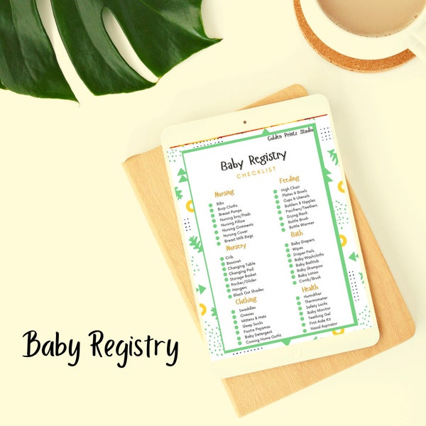 Baby Registry Etsy