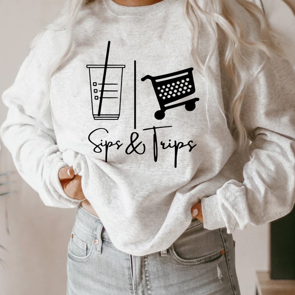 Starbucks-Infused, target-inspired SVG Digital Download Cut File for Crafting | SIPS & TRIPS Instant Download