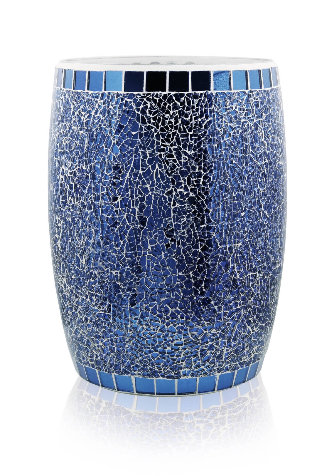 Lushaccents Mosaic Bathroom Wastebasket Decorative Mosaic Etsy