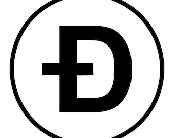 Doge Coin Vinyl Decal: Crypto Car/Laptop Sticker