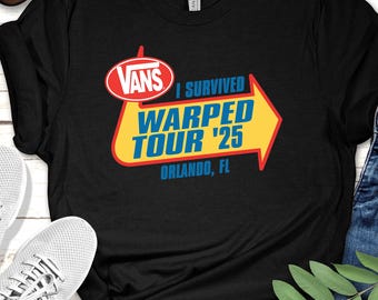 I Survived Warped Tour Orlando Tee: Distressed Unisex Concert T-Shirt