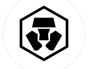 Crypto.com Vinyl Decal: Laptop, Car, and More
