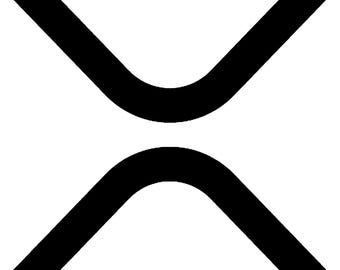 XRP Crypto Vinyl Decal: Car, Laptop, Water Bottle