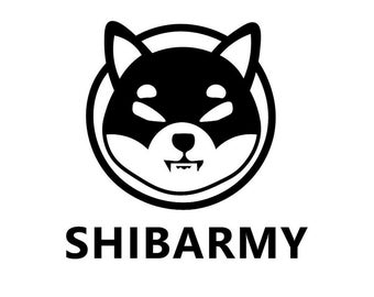 Calcomanía de vinilo del ejército Shiba: para coche, portátil y botella de agua