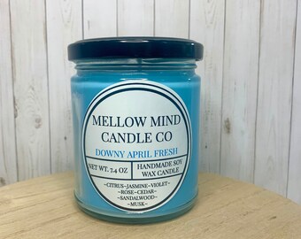 Downy April Fresh Handmade Soy Wax Candle