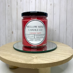 Cherry Taffy Handmade Soy Wax Candle
