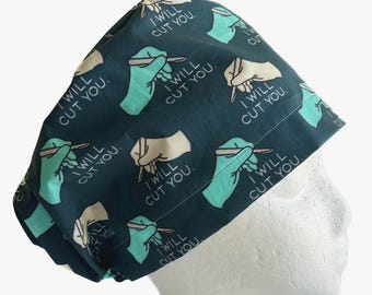 Gorro quirúrgico Sassy Scalpel Euro, gorro quirúrgico ajustable