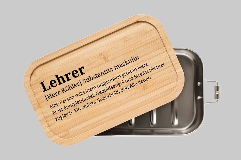 Lehrerin, Lehrerin Geschenk, Lehrer Brotdose, Personalisiertes Geschenk Lehrerin, Abschiedsgeschenk Lehrerin, Lehrerin Geburtstag Lehrer