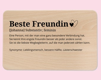 Bästa vän födelsedagspresent, bröllopspresent till bästa vän, personlig presentask till bästa vän