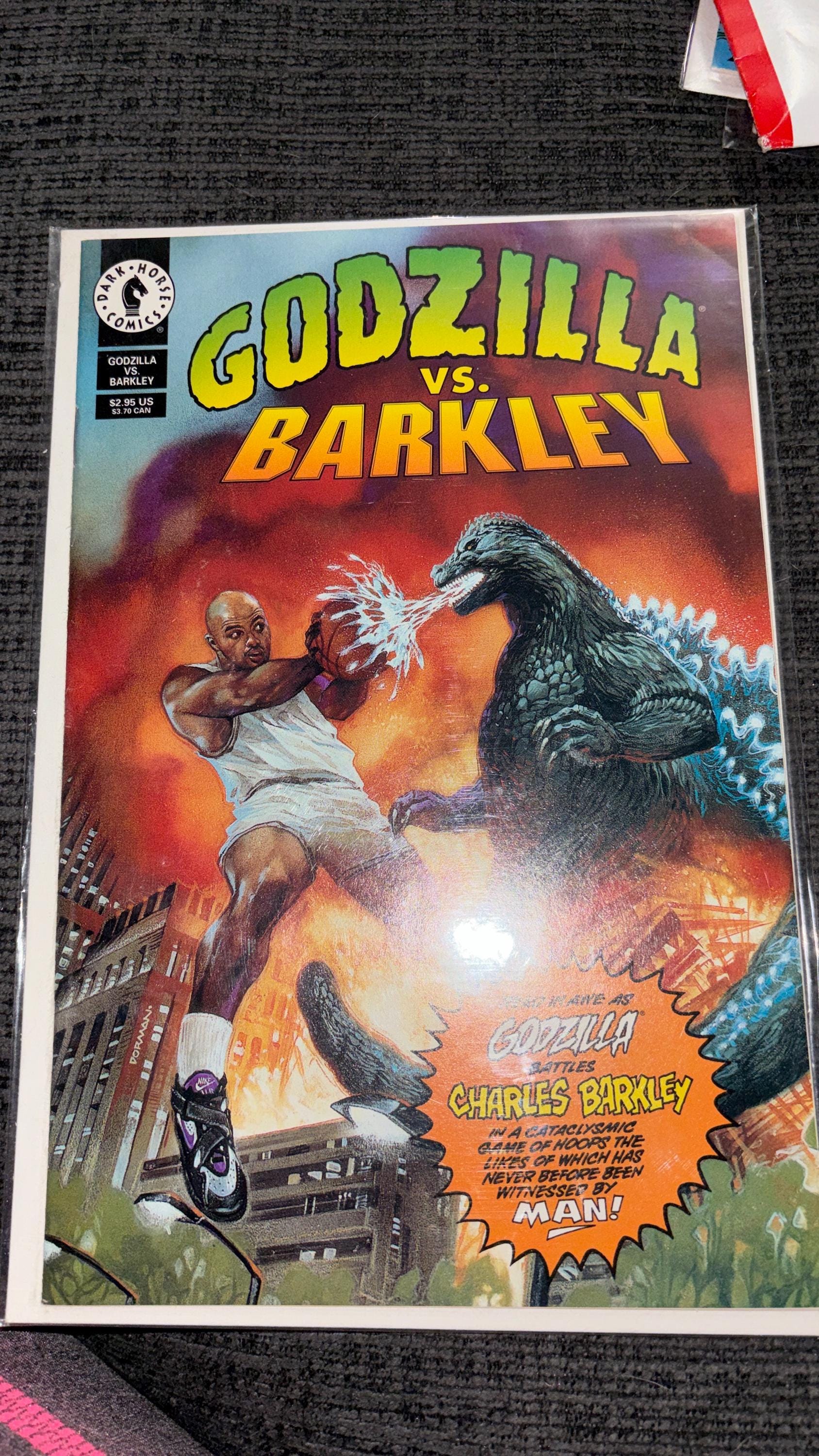 Godzilla Vs Barkley - Etsy