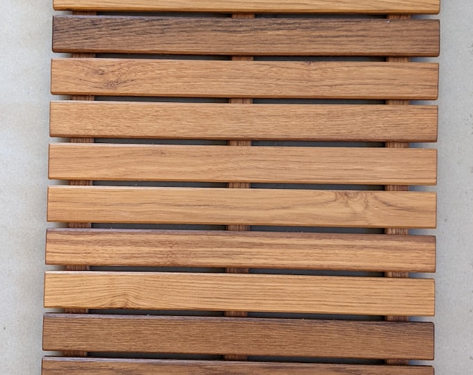 Airstream Basecamp 20 Teak Shower Mat Etsy