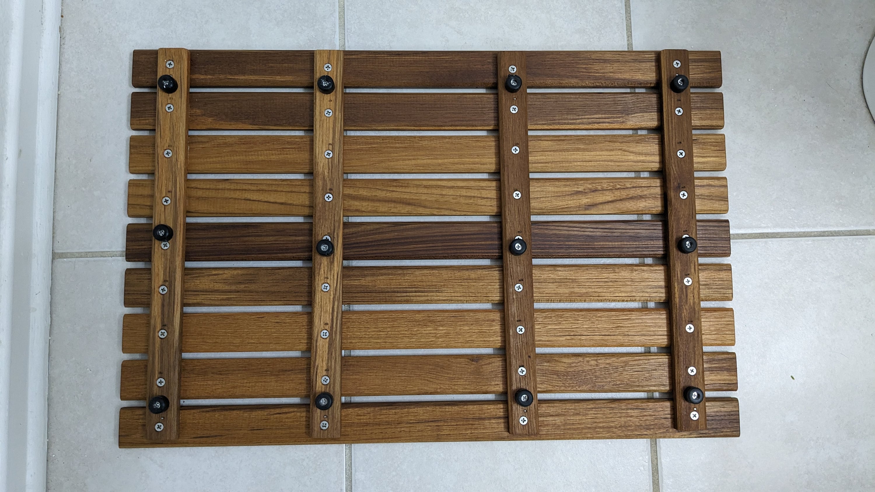 Rectangle Teak Shower Mat / Duckboard custom Size Available - Etsy