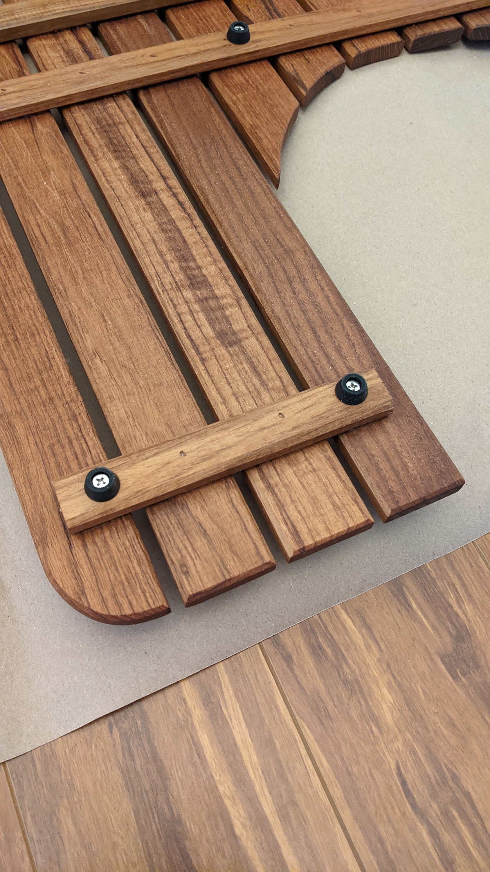 Teak Shower Mat Airstream Basecamp 16 - Etsy