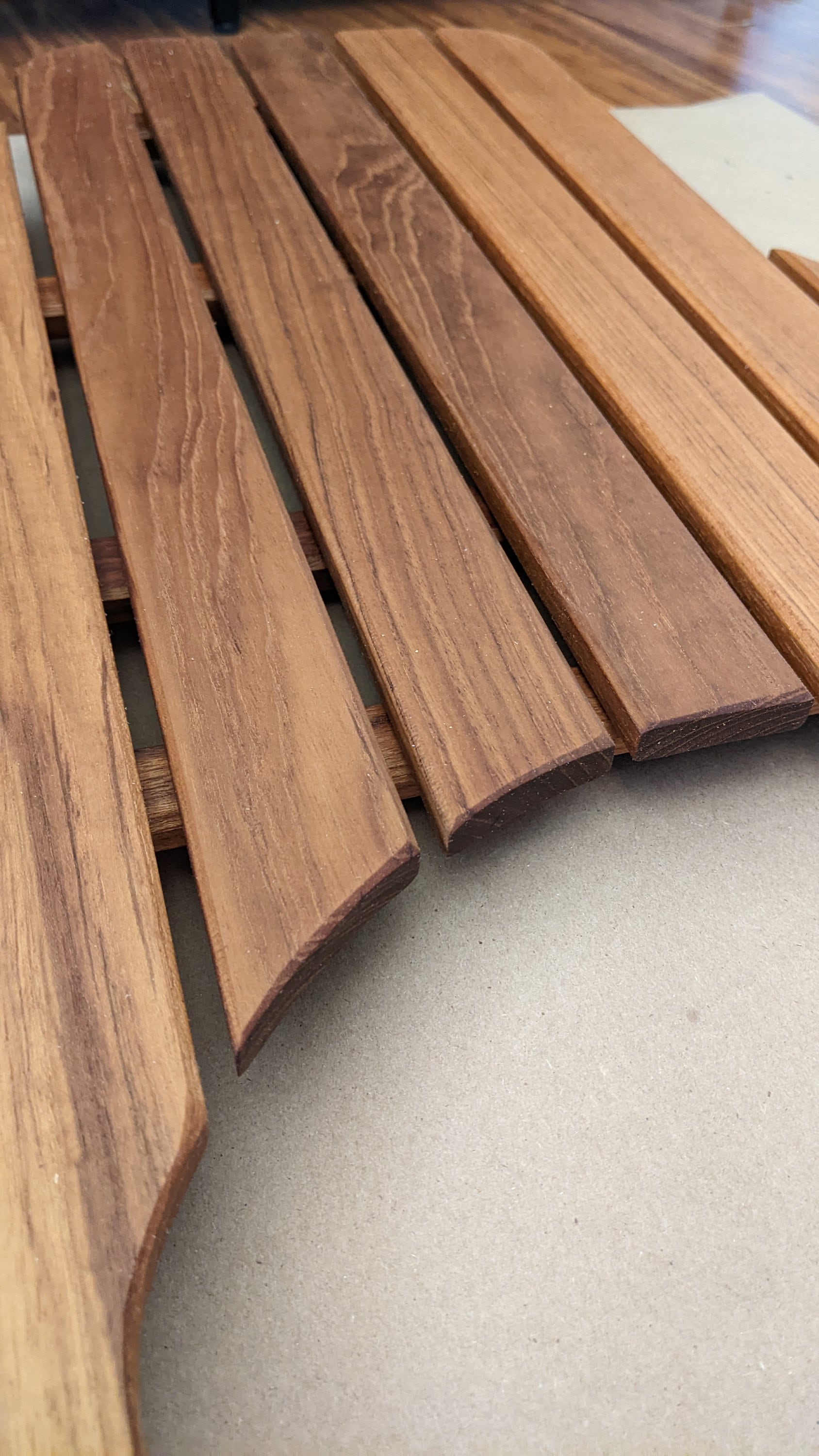 Teak Shower Mat Airstream Basecamp 16 Etsy