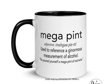 Mega Pint Definition 11 Ounce Ceramic Mug Justice for Johnny - Etsy