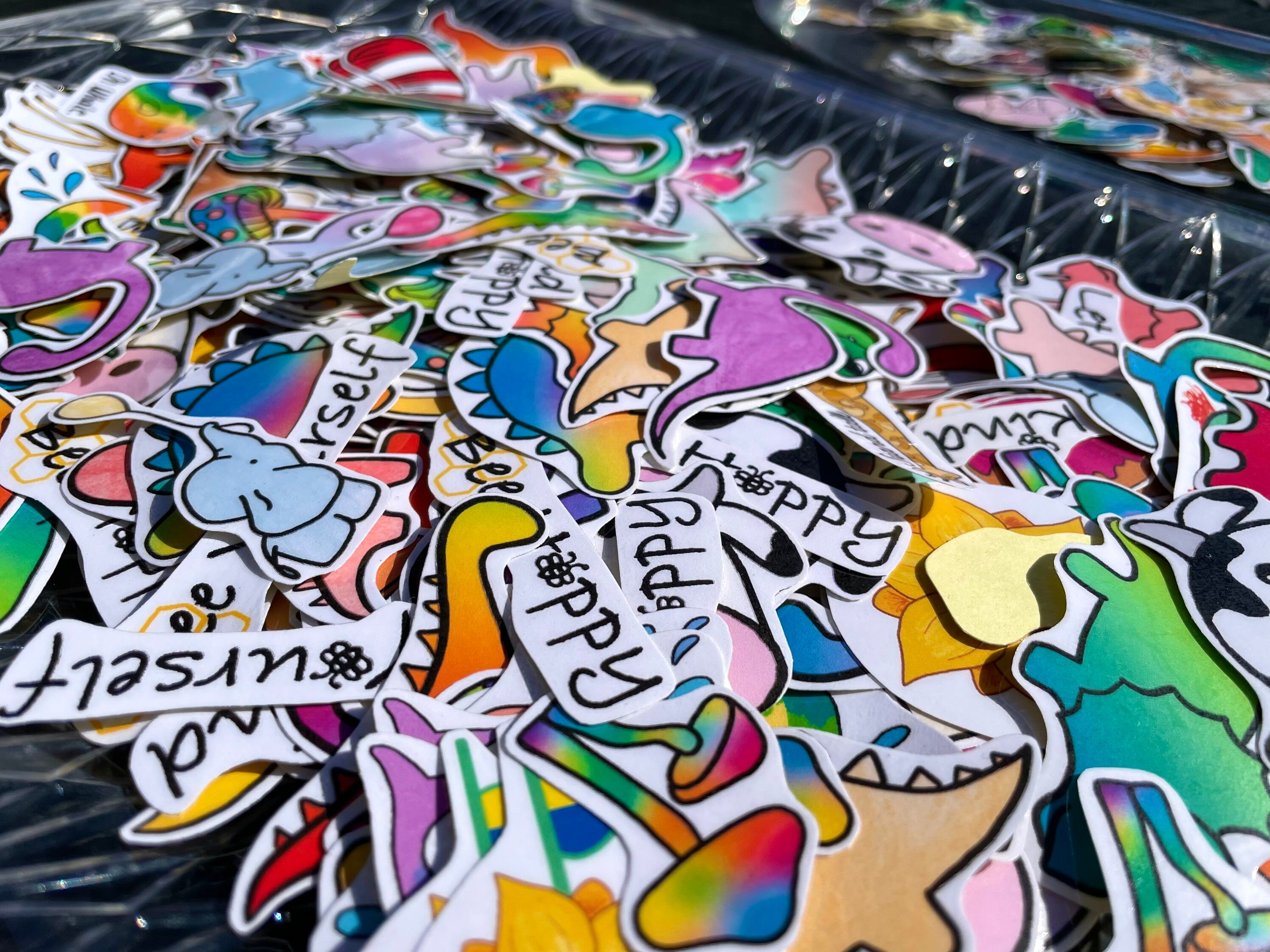 6 Pc Random Assorted Sticker Pack - Etsy