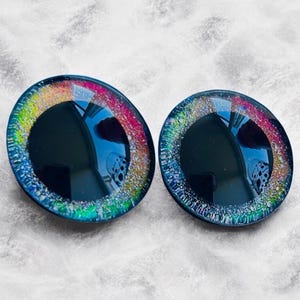 Sicherheitsaugen Handbemalt, Glitzer Plüschaugen, Color Shift Häkelaugen, Kawaii Amigurumi Augen, Stofftieraugen, Bastelgeschenk