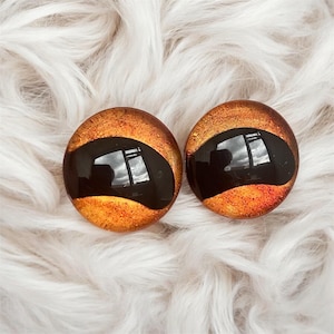 Safety Eyes in Rusty: Handpainted for Kraken Octopus Crochet Amigurumi Stuffed Animal Soft Toys EN71 Certified