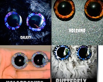 SAFETY EYES in SETS of 6 Pairs - for Crochet, Amigurumi, Doll and Toy Making
