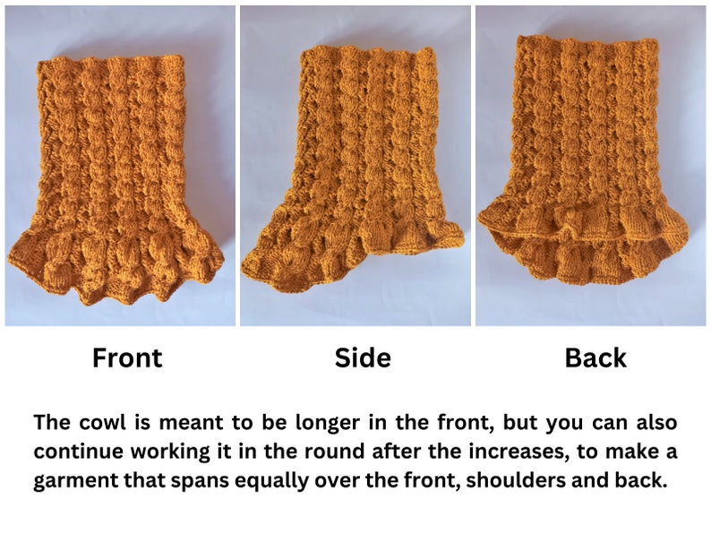 Knitting Pattern for a Cowl With Double Sided Cables, Cozy Snug Neck ...