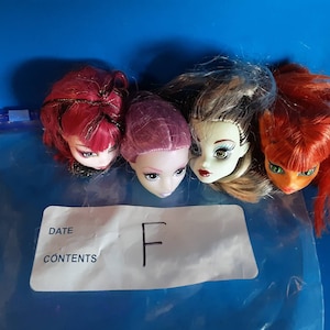 Monster High doll heads for ooak