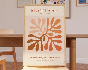 Henri Matisse poster, Matisse Cut Outs Art Print Matisse Wall Hanging | Ship from UK/US/Europe/Australia