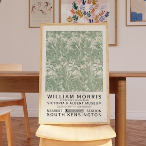 William Morris Tulpenmuster Poster, William Morris Druck, Tulpendruck, Textildruck Kunst | Kunsthandwerk, ungerahmt