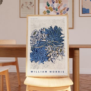 Stampa di William Morris, Tulip and Willow Wall Art, Poster di William Morris, Spedizione da Regno Unito/Stati Uniti/Europa/Australia